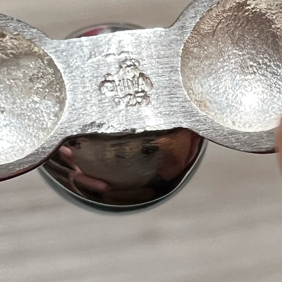 Designer Signed Jay King Sterling Silver Iron Mountain Turquoise Ring, Size 10 - Picture 7 of 10